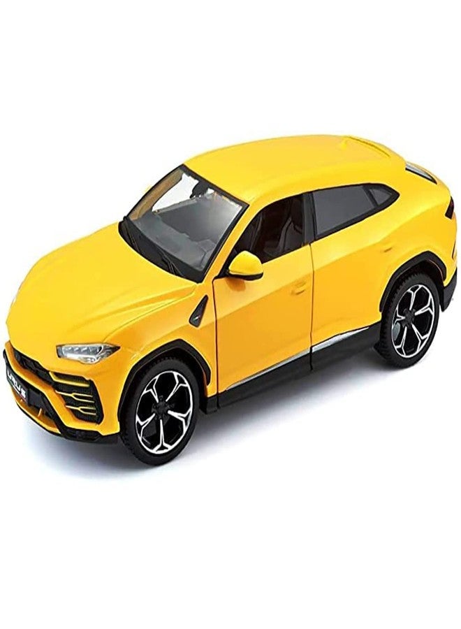 DEUSON ECOM 1:24 Urus Toy Car for Kids Diecast Metal Cars Model Urus Toy Car for Kids Sound and Light Pull Back Openable Door, Yellow - Image 1
